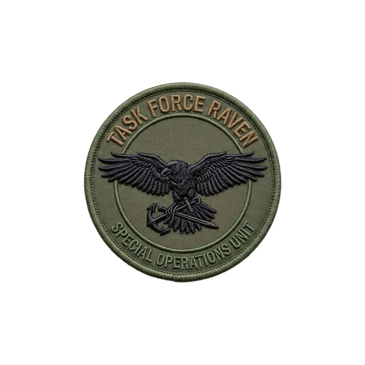 Custom 3D embroidered patches with raised texture
