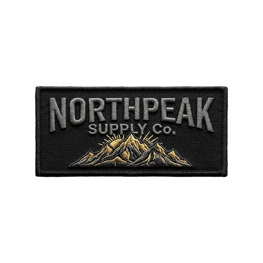 Custom embroidered name patch