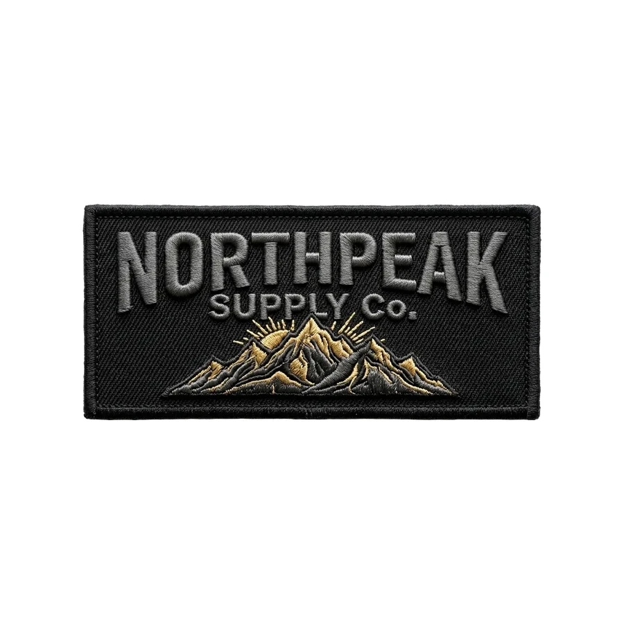 Custom embroidered name patch