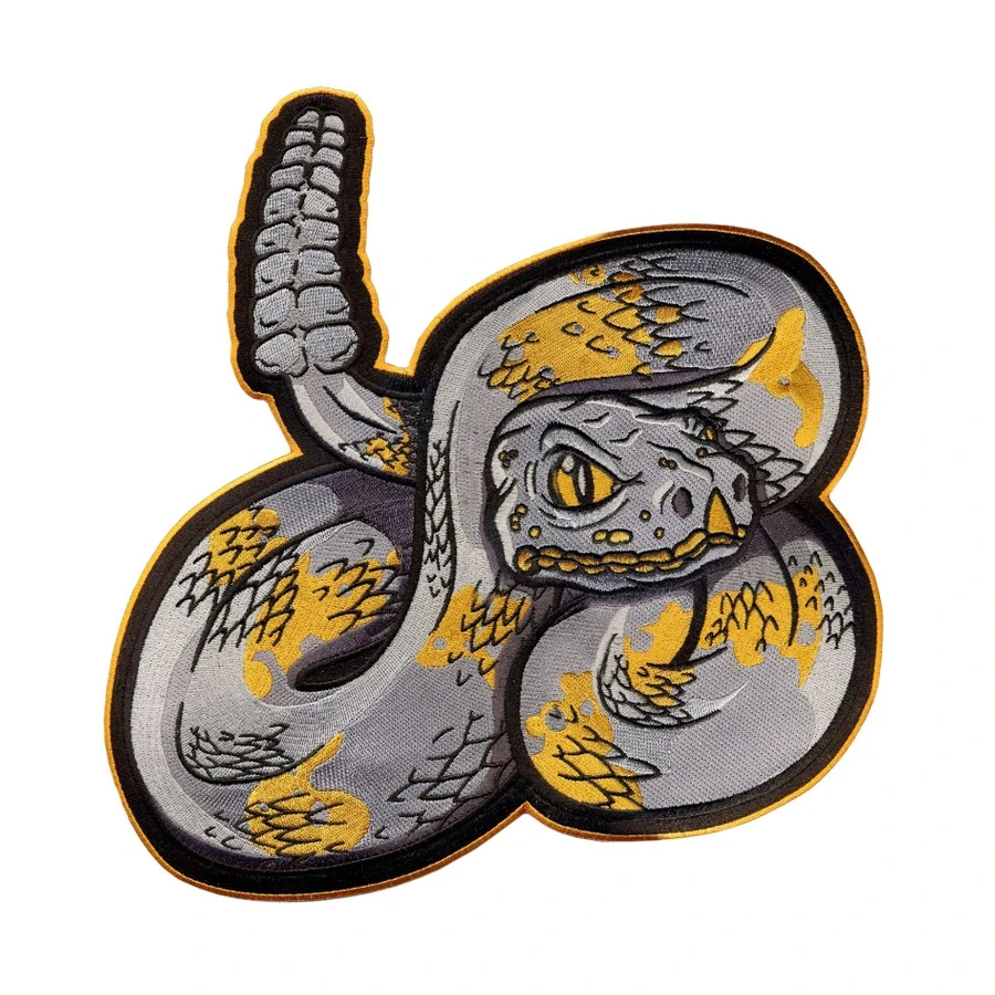 Custom heart embroidered patch