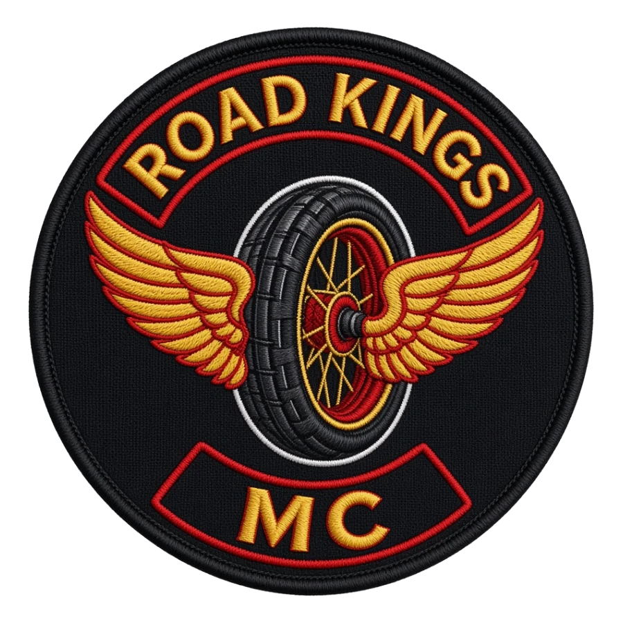 Custom embroidered patch for Automotive, Motorcycle & Biker Clubs