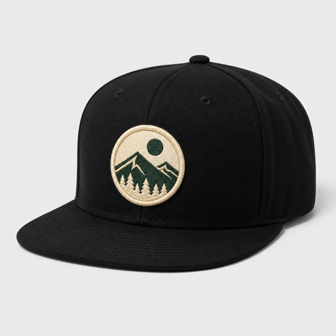 Custom snapback with embroidered patch