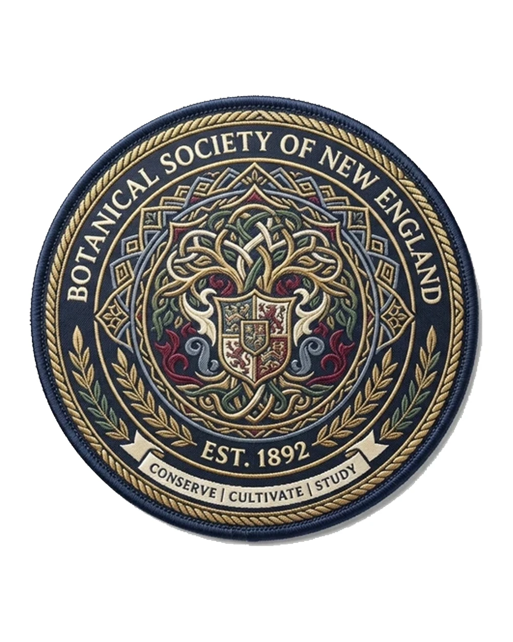 Damask Woven Patches