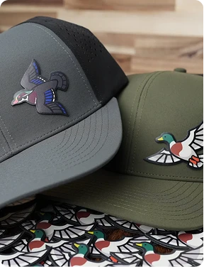 Custom patches on baseball caps
