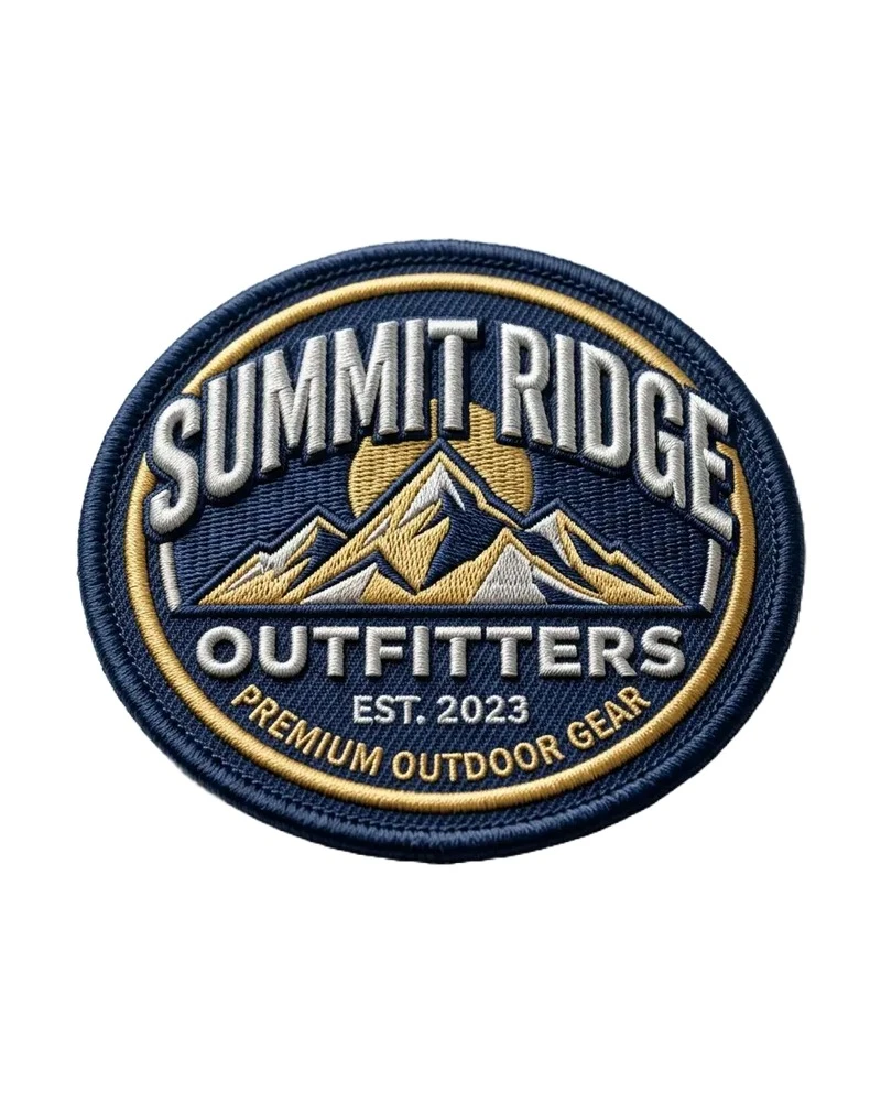 Custom 3D embroidered patch sample 6