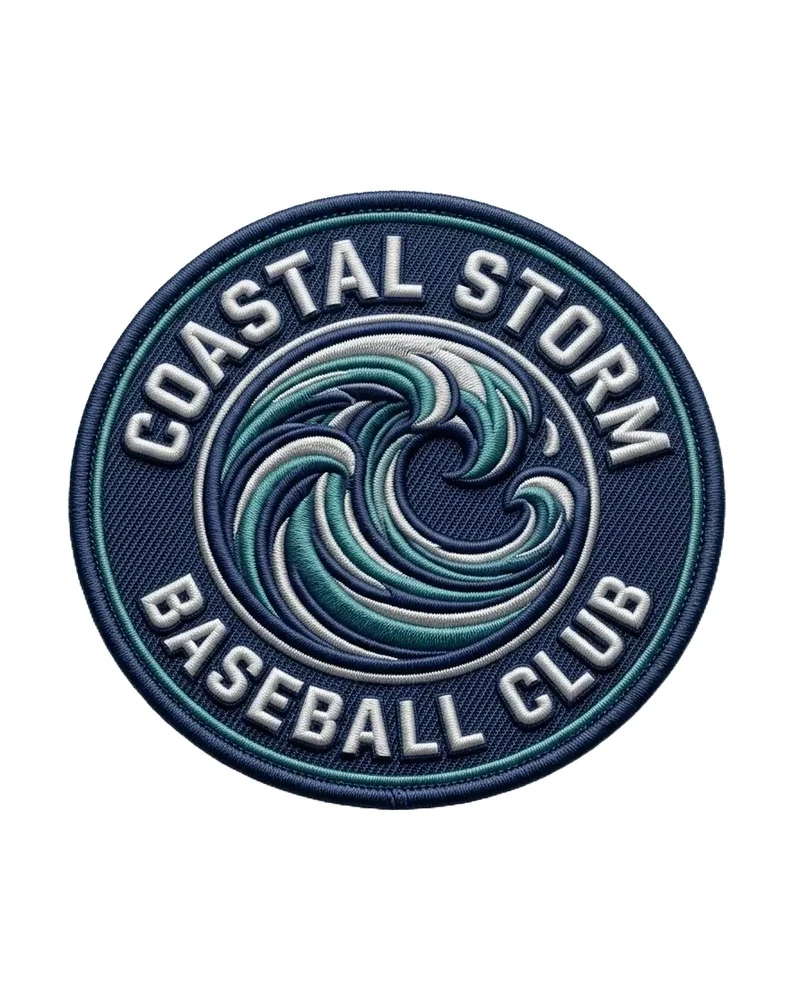 Custom 3D embroidered patch sample 10