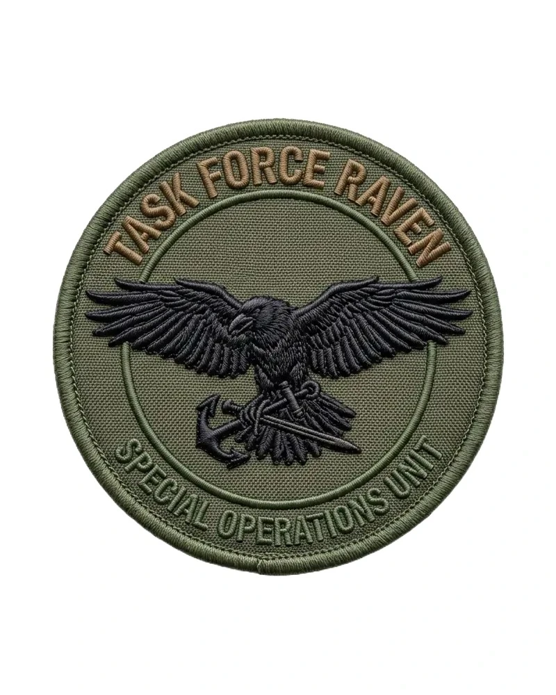 Custom 3D embroidered patch sample 7