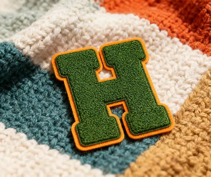 Custom chenille patch sample 7