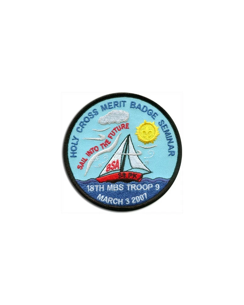 Custom embroidered patch sample 1