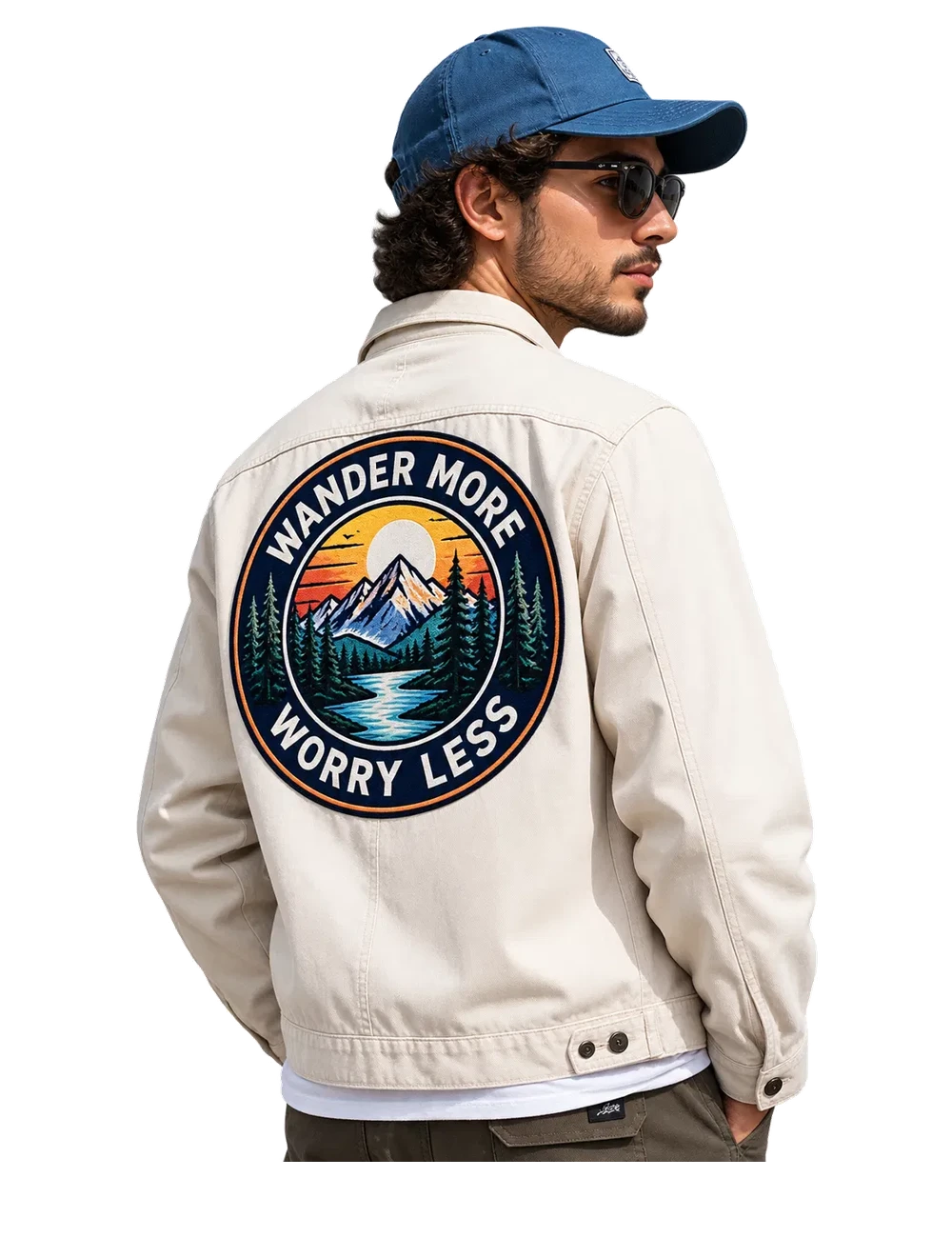Custom printed sublimation patch sample