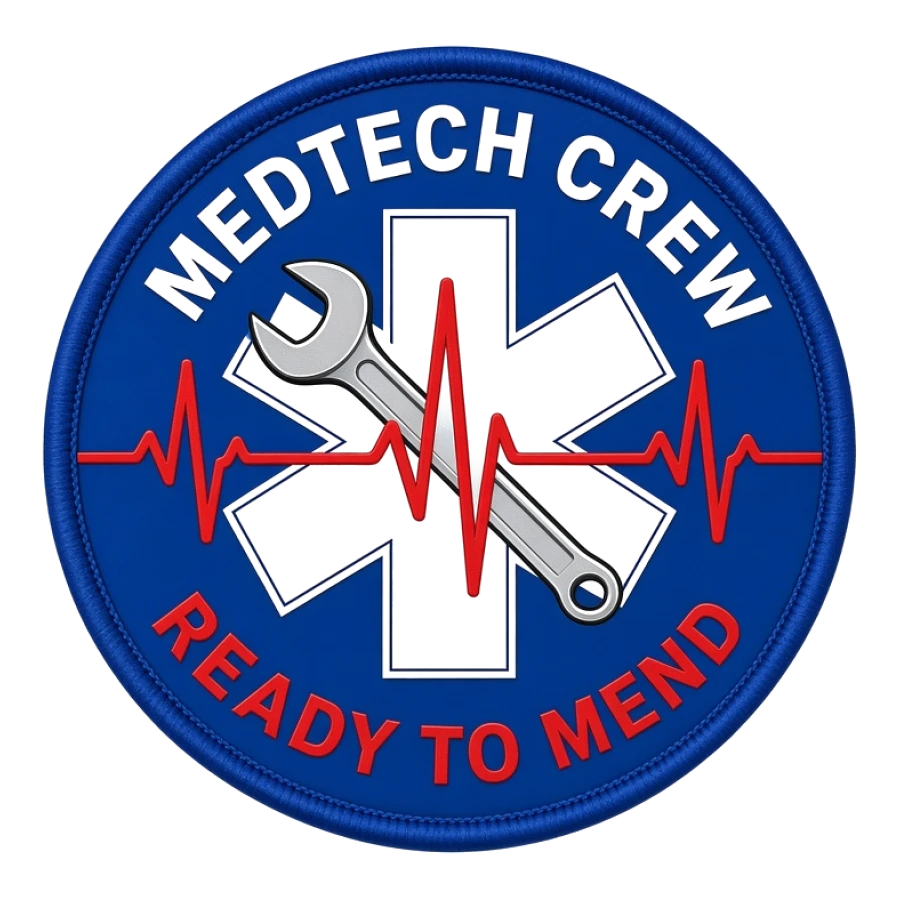 Custom printed patch for Medical, Wellness & Technical Repairs