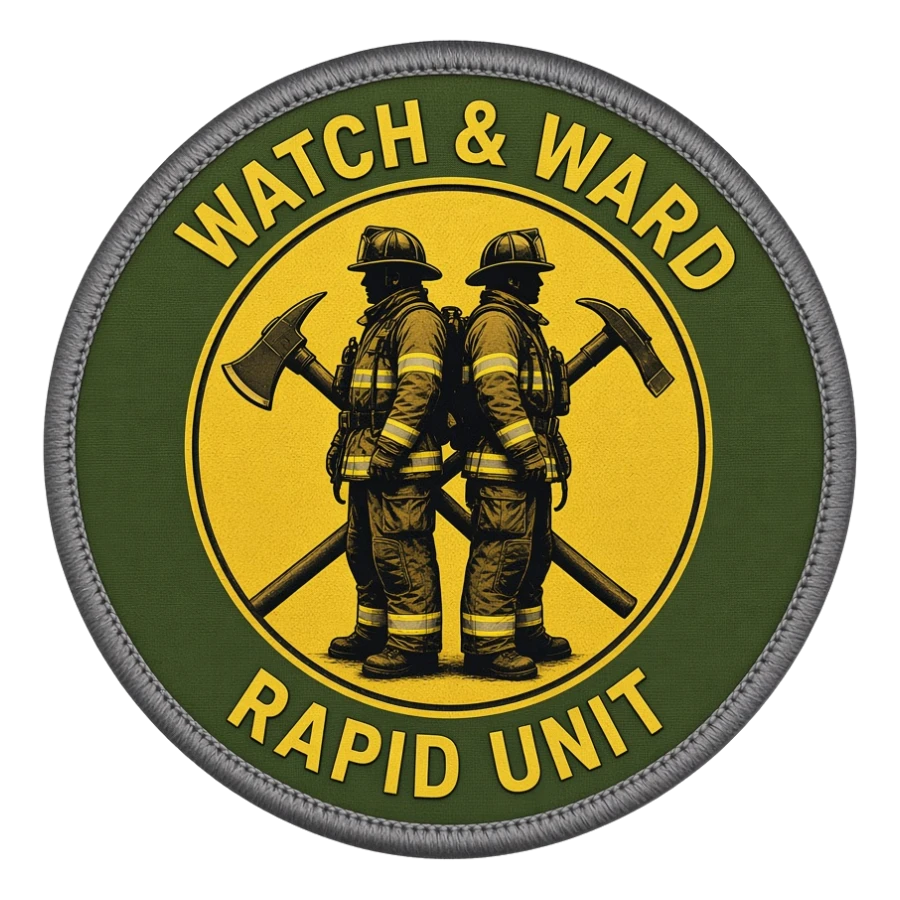 Custom printed patch for Military, Law Enforcement & First Responders