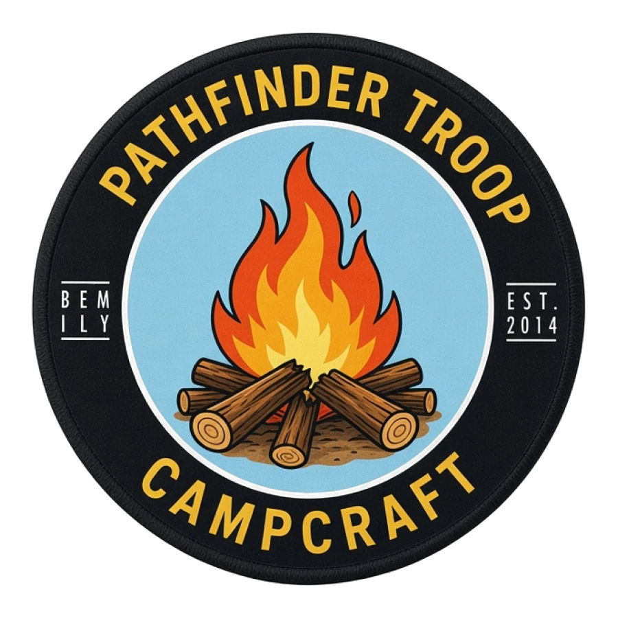Custom printed patch for Youth Organizations, Clubs & Scouting