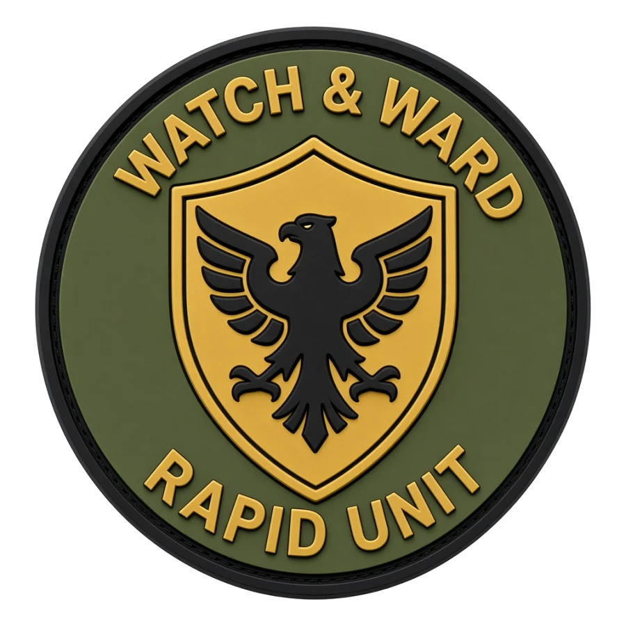 Custom PVC patch for Military, Law Enforcement & First Responders