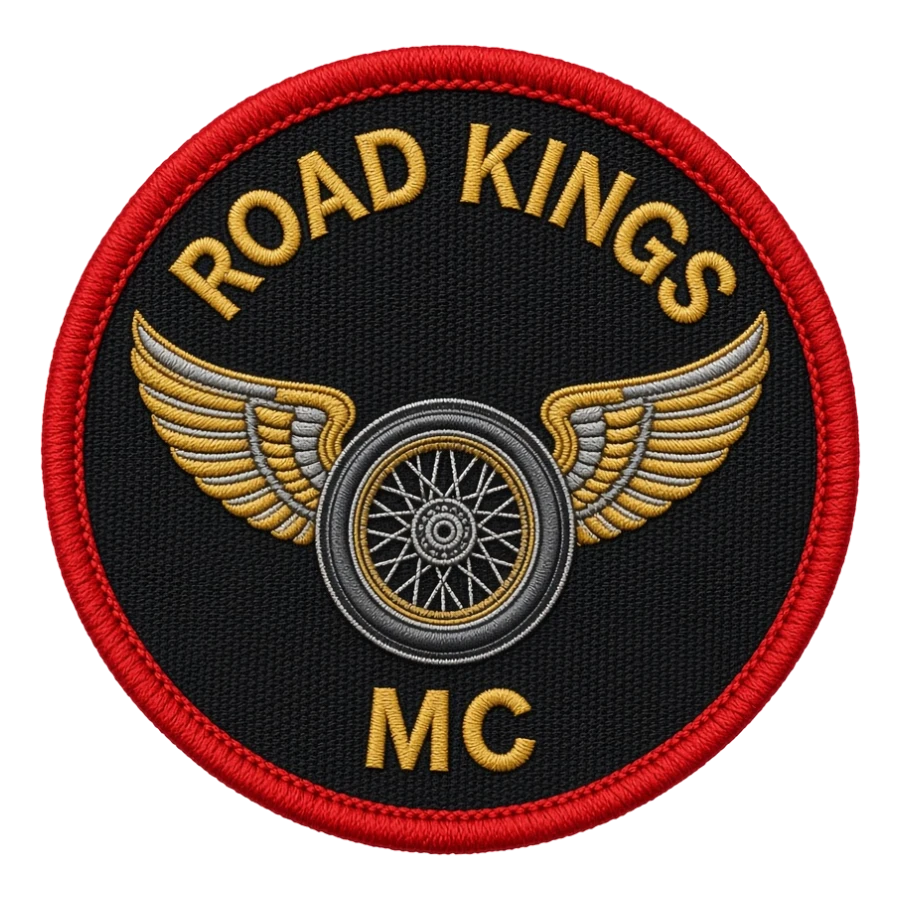 Custom woven patch for Automotive, Motorcycle & Biker Clubs