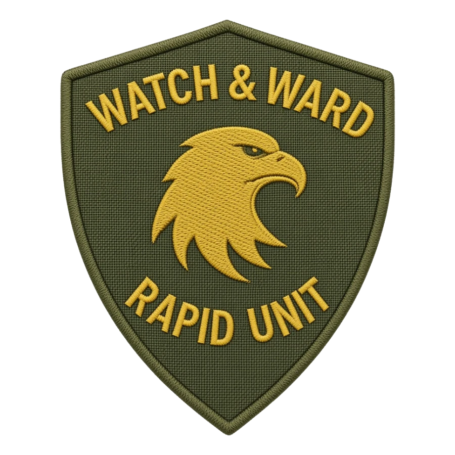 Custom woven patch for Military, Law Enforcement & First Responders